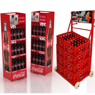 coca cola racks fabricated by mipl