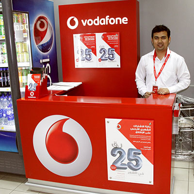 vodafone kiosk by mipl