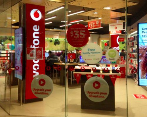 vodafone visual merchandising by mipl